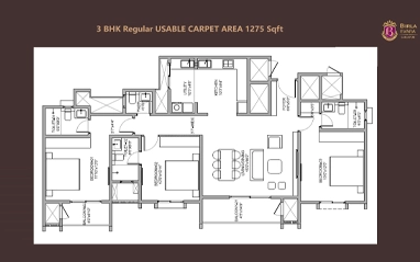 Birla Evara  ground floor plan